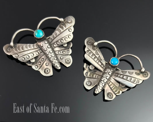 Navajo Butterfly Pins Native American - Vintage