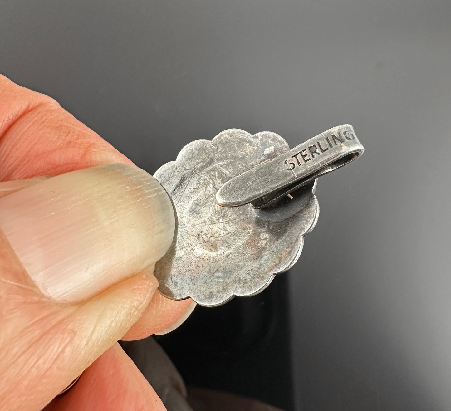 Fred Harvey Era Child's Concho Link Belt or Necklace Sterling Silver Native American Navajo