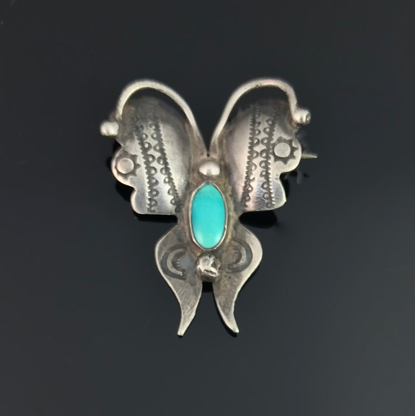 Fred Harvey Era Butterfly Pin Navajo Native American - Vintage (Copy)