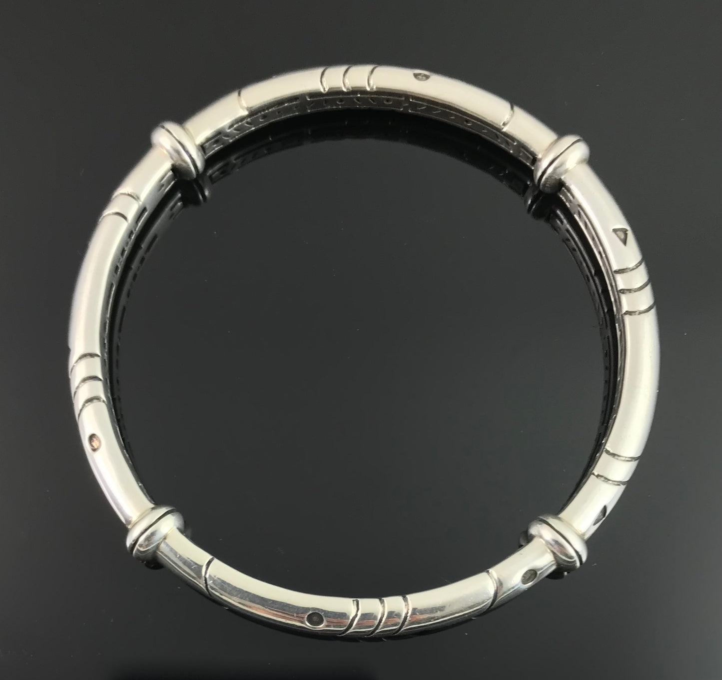 John Atencio Sterling Silver Modern Bangle Bracelet - Retired
