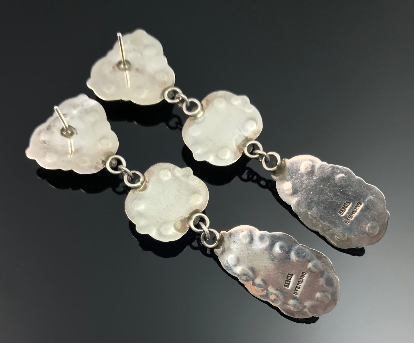 Vintage Native American Multi-stone Earrings - Garcia