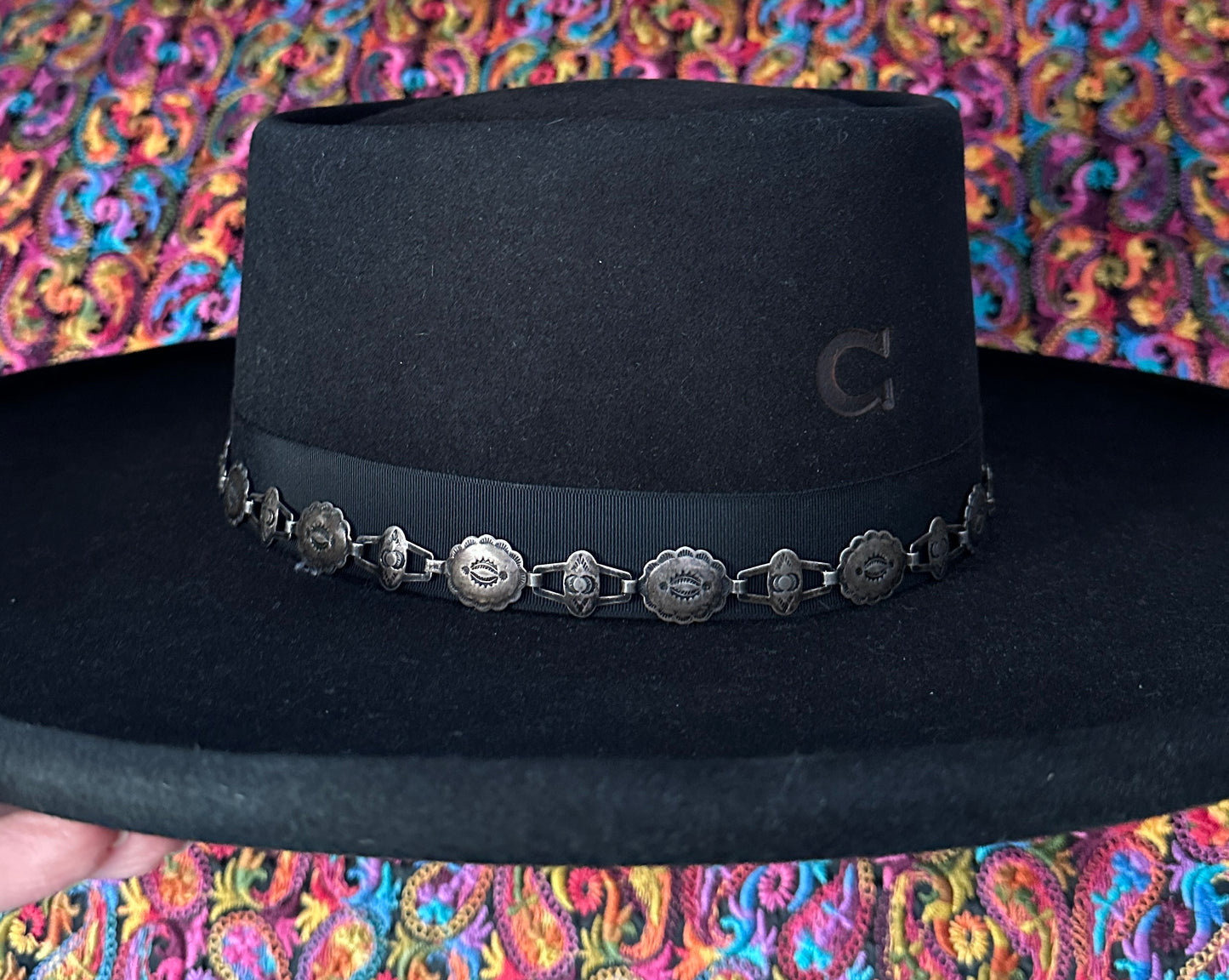 Fred Harvey Era Child's Concho Link Belt or Necklace Sterling Silver Native American Navajo