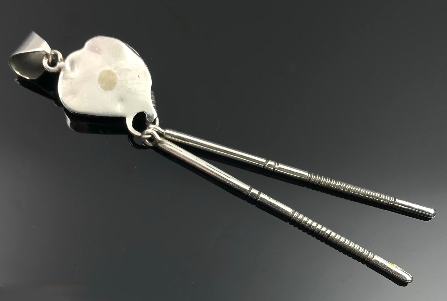 Striking Native American Turquoise Pendant Navajo - Vintage