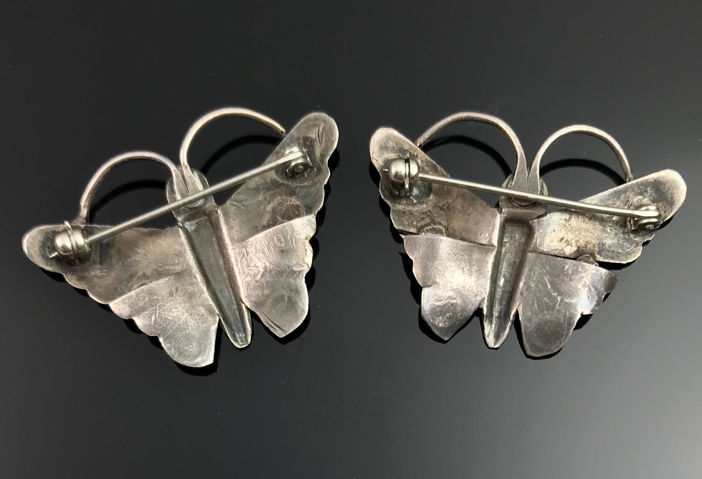 Navajo Butterfly Pins Native American - Vintage