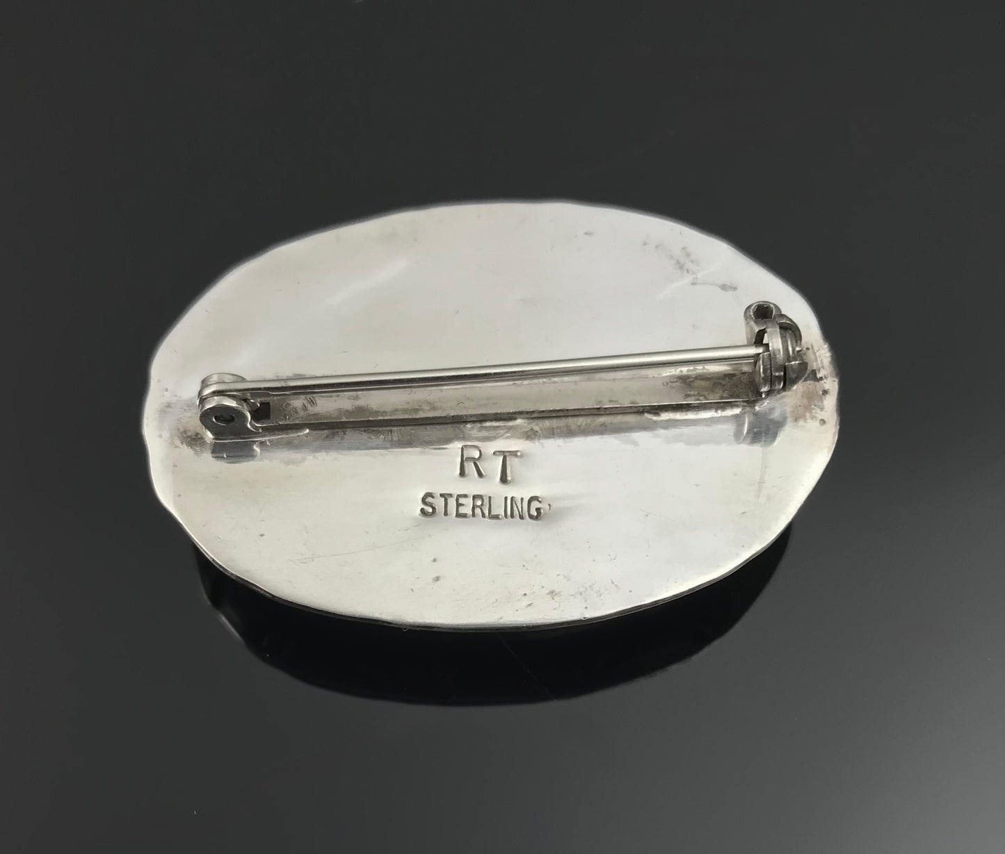 Gorgeous Turquoise Native American Navajo Concho Pin - Vintage