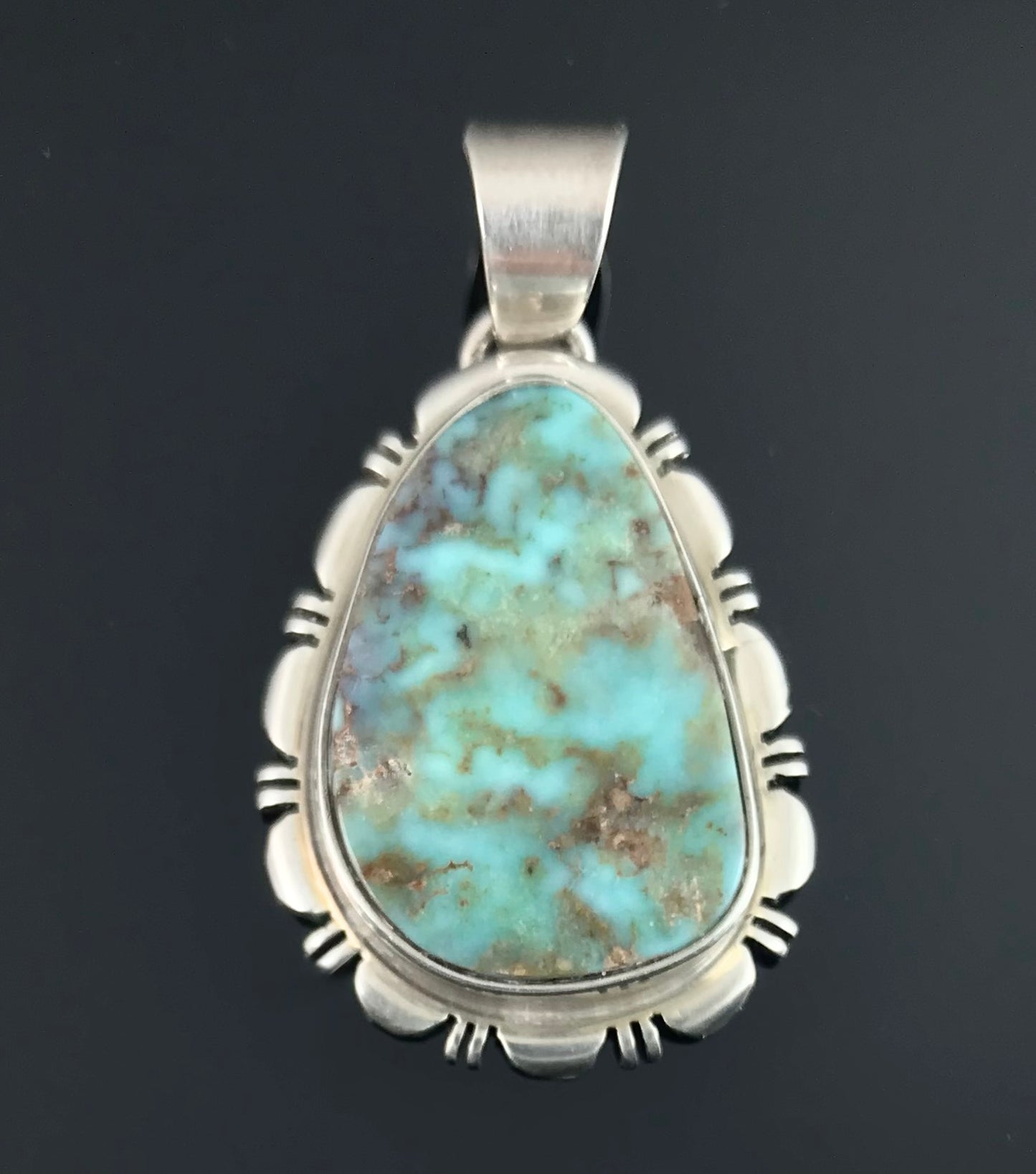 Dry Creek Turquoise Pendant Native American Navajo