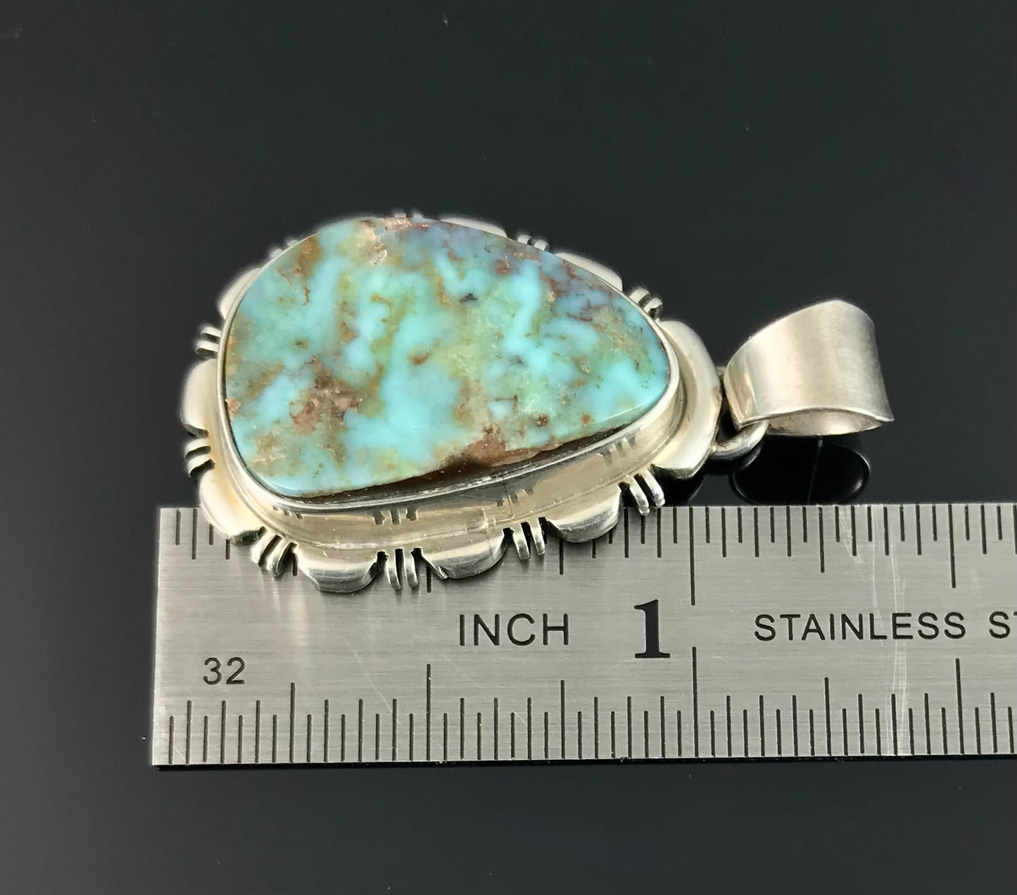 Dry Creek Turquoise Pendant Native American Navajo