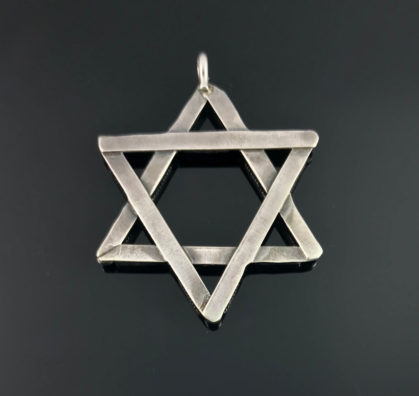 Zuni Needlepoint Star of David Pendant - Vintage