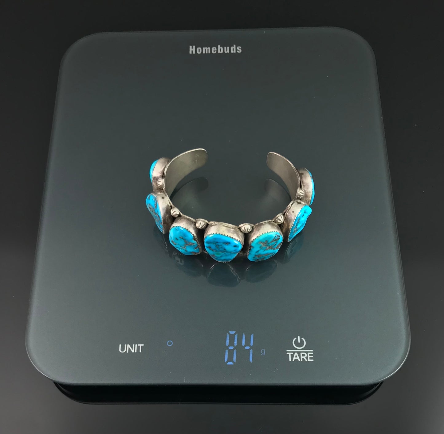 7 Turquoise Cuff Bracelet Native American Navajo - Emma Lincoln
