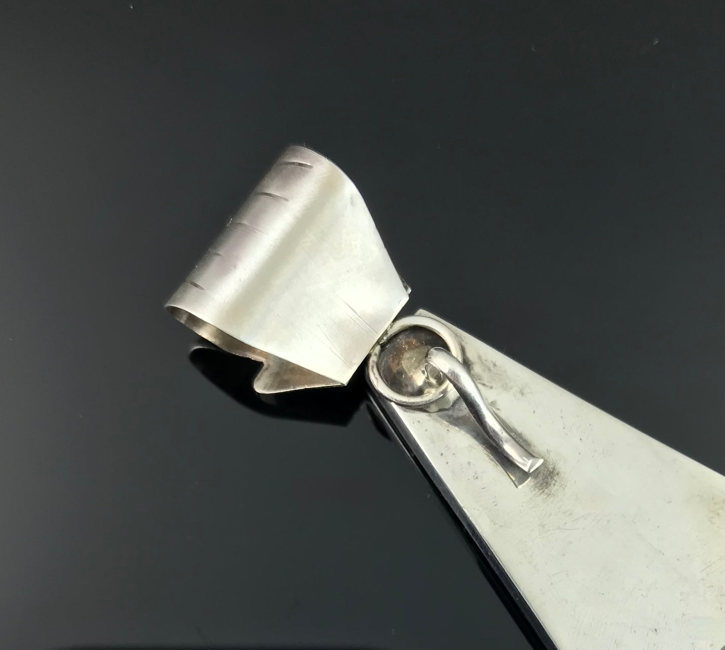 Sterling Bail - Convert a Shepherd's Hook to a Pendant - Native American Navajo